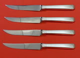Craftsman by Towle Sterling Silver Steak Knife Set 4pc HHWS  Custom Made 8 1/2"