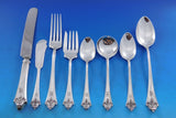 Orleans by Lunt Sterling Silver Flatware Set for 12 Service 109 pcs M Monogram