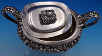 John Watson & Son English Georgian Sterling Silver Tea Set 3pc Floral (#8395)