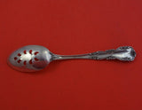 Wild Rose Old by International Sterling Silver Serving Spoon Pierced Orig 8 1/4"