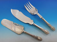 Chippendale Old by Alvin Sterling Silver Flatware Set for 12 Service 206 pieces