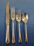 Chased Romantique by Alvin Sterling Silver Regular Place Setting(s) 4pc Vintage