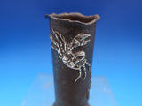 Applied Metals by Gorham Sterling Silver Desk Item Pen Holder Crabs #W37 (#8436)