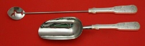 Sixteen-Ninety Engraved by Towle Sterling Silver Bar Serving Set HH 2pc Custom