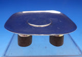 Sanborns Mexican Sterling Silver Dessert Stand Wood Feet 3 1/2" x 1 1/2" (#8579)