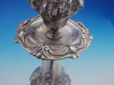 Les Six Fleurs by Reed & Barton Sterling Silver Pair of Candlesticks (#4171)