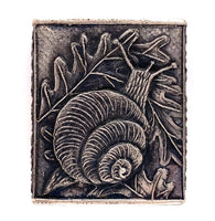 Anne Choi Snail and Oak Leaves Sterling Bead (#J5802)