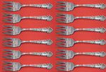 French Renaissance by Reed and Barton Sterling Silver Salad Fork Set 12pc 6 1/8"