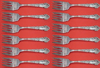 French Renaissance by Reed and Barton Sterling Silver Salad Fork Set 12pc 6 1/8"