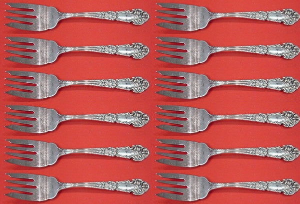 French Renaissance by Reed and Barton Sterling Silver Salad Fork Set 12pc 6 1/8"