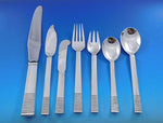 Parallel by Georg Jensen Sterling Silver Flatware Set 8 Service 64 pieces Dinner