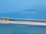 Aegean Weave Gold by Wallace Sterling Silver Horseradish Scoop 6 1/2" Custom