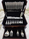 Grande Baroque by Wallace Sterling Silver Flatware Set Service Dinner 66 Pieces