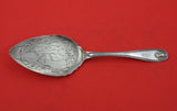 Coin Silver by Various Makers Pie Server AS FH brite-cut man on horseback 9"