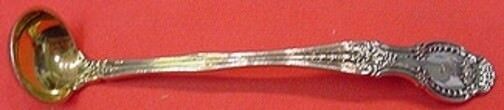 Richelieu By Tiffany and Co. Sterling Silver Mustard Ladle Goldwashed Org. 4"
