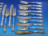 Revere by International Sterling Silver Flatware Individual Fish Set 24 pieces