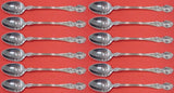 Violet by Wallace Sterling Silver Iced Tea Spoon Set 12 pieces 7"