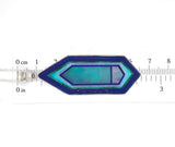 Sterling Genuine Natural Opal Intarsia Pendant by Kaufmann Lapis (#J6169)
