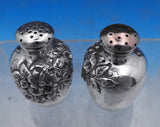 Flora by Shiebler Sterling Silver Salt and Pepper Shaker Set 2pc #2212 (#8845)