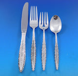 Floral Lace by Lunt Sterling Silver Flatware Set for 8 Service 43 pieces Unused