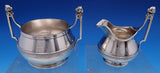 Bust by Gorham Sterling Silver Sugar & Creamer #420 Dated 1868 (#8404)