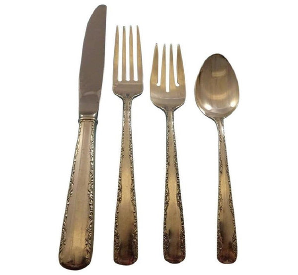 Camellia by Gorham Sterling Silver Flatware Set For 6 Service 24 Pieces