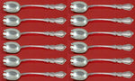 Georgian Rose by Reed & Barton Sterling Silver Ice Cream Fork Custom Set 12 pcs