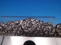 Repousse by JFF and Co Sterling Silver Pen Tray #328 8" x 3 1/2" (#4933)