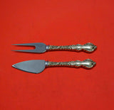 Du Barry by International Sterling Silver Hard Cheese Serving Set 2pc Custom