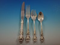 Spanish Baroque by Reed & Barton Sterling Silver Flatware Set 8 Service 45 pcs