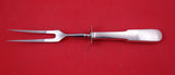 Old English Tipt By Gorham Sterling Silver Roast Carving Fork 11 1/4"