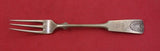 Finland Sterling Silver Strawberry Fork 3-tine w/ fiddle & shell design 4 5/8"