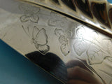 Japanese by Tiffany and Co Sterling Silver Crumber Butterfly and Floral Motif
