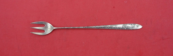 Lap Over Edge Acid Etched by Tiffany & Co Sterling Cocktail/Oyster Fork crab