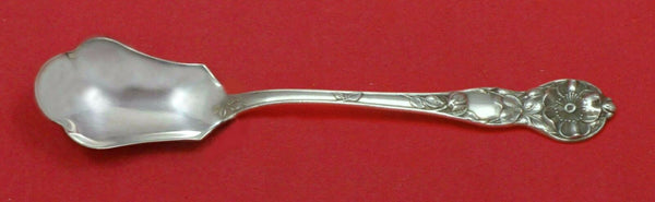Wild Rose by Watson Sterling Silver Relish Scoop Custom Made 5 3/4"