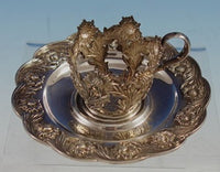 Chrysanthemum by Tiffany and Co. Sterling Silver Demitasse Cup w/Saucer (#2952)