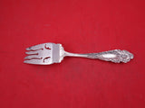 Love Disarmed by Reed & Barton Sterling Silver Cold Meat Fork old 8"