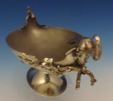 Gorham Sterling Silver Compote with 3-D Cockatoo Birds & Applied Leaves (#0404)