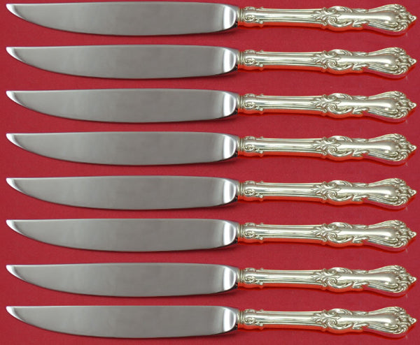 Marlborough by Reed & Barton Sterling Silver Steak Knife Set 8pc Not Serr Custom