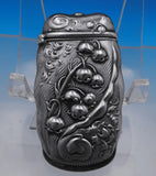 Lily of the Valley by Whiting Sterling Match Safe #2335 3-Letter Mono (#8941)