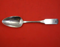 Basket of Flowers by PB and C Coin Silver Serving Spoon 8 3/4" Silverware