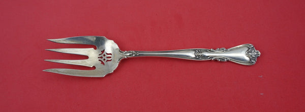 Lady Windsor aka Victoria New by Wallace Sterling Cold Meat Fork pierced 8 1/4"