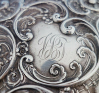 Dresden by Whiting Sterling Silver Hand Mirror #5702 (#3436)