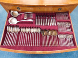 Kings by Emile Viner Sterling Silver Flatware Set Service 185 pcs Fitted Chest