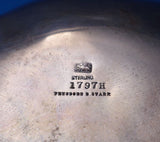 Floral by Whiting Sterling Silver Fruit Bowl #1797H 4 1/4" x 10 1/2" (#7534)