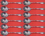Lyric by Gorham Sterling Silver Cream Soup Spoon Set 12 pieces 6 1/4"