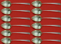 Craftsman by Towle Sterling Silver Grapefruit Spoon Custom Set 12 pcs 6" Fluted