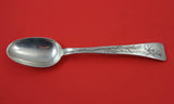 Lap Over Edge Acid Etched By Tiffany Sterling Place Soup Spoon w/ orchids  7"