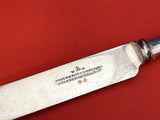 Antique Hammered by Gorham Sterling Silver Dinner Knife Blunt SP Large 10 1/2"