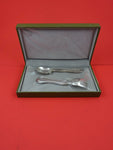 Folletto (Fairy) by Christofle Silverplate Child Dinner Set 2-pc original box 5"